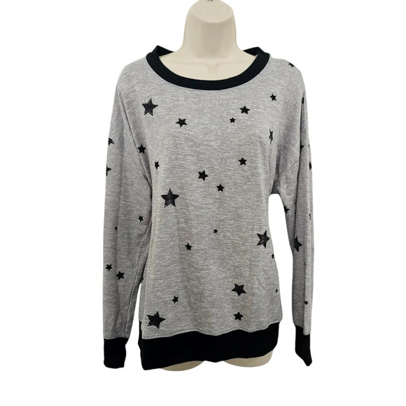 Splendid Other - SPLENDID Black Gray Stars Pajama Set Size XL